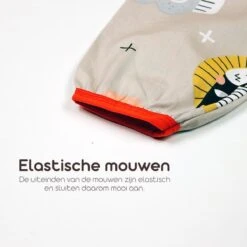 Kinderschort 'Zoo' Lange Mouwen - Slab Met Mouwen - Slabbetje Little Hippo - Waterafstotend - Knutselen - Kliederschort - 12-36 Maanden -Winkel Voor Babyproducten 1200x1200 620