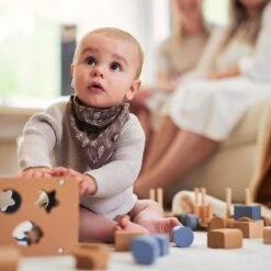 Jollein Slab Bandana Meadow - Chestnut - 2 Stuks -Winkel Voor Babyproducten 1200x1200 673