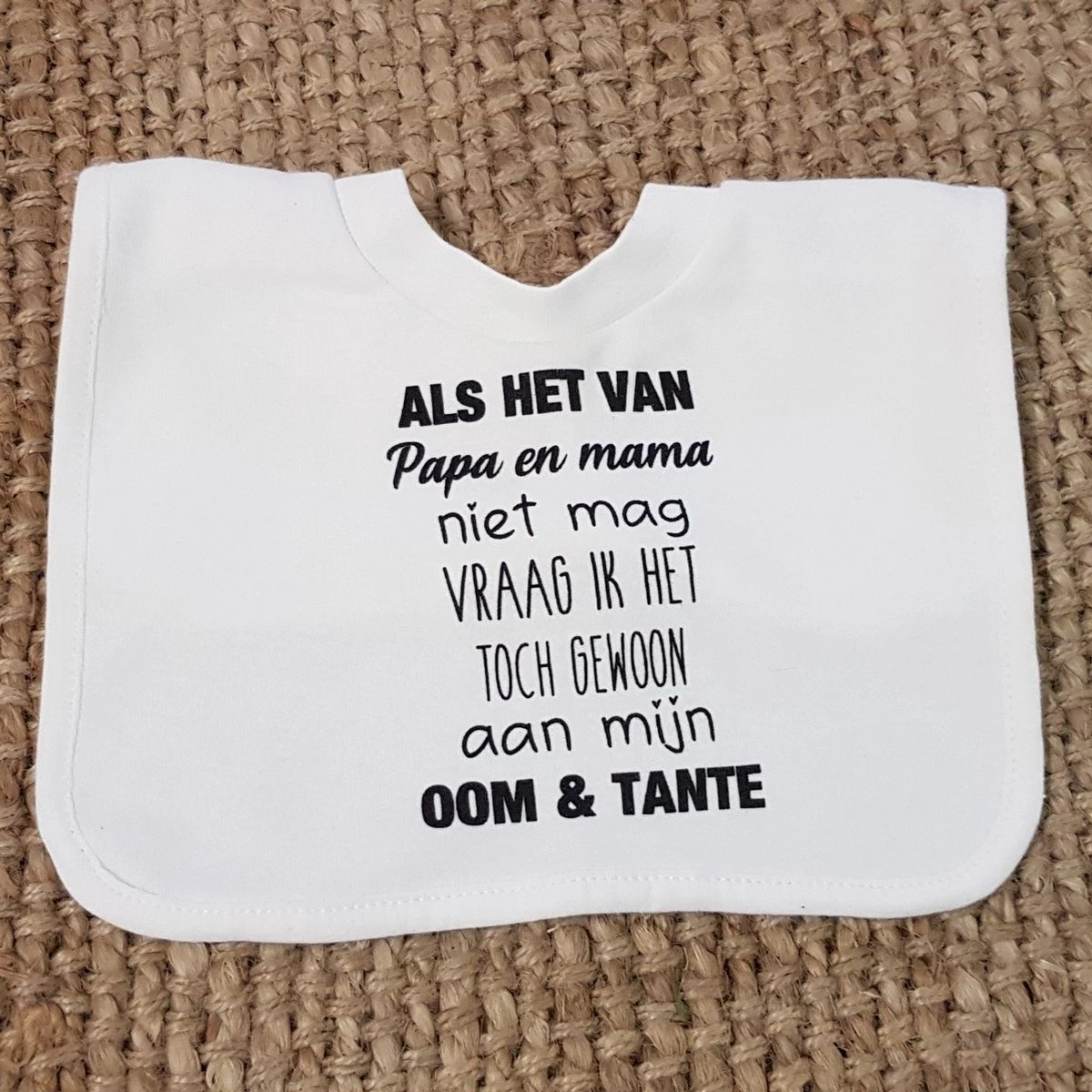 Merkloos Baby Slabbetje Cadeau Tekst Oom En Tante Zwangerschap Bekendmaking Aankondiging Voor De Liefste Aanstaande Geboorte Gaat Worden Jullie Worden Zwangerschapsaankondiging