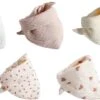 7 Stuks Hydrofiele Bandana Slabbetjes - Bloemenprint Hartjes Stippen -Winkel Voor Babyproducten 1200x545