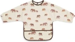 Jollein Slab Waterproof Met Mouw Meadow - Chestnut -Winkel Voor Babyproducten 1200x669