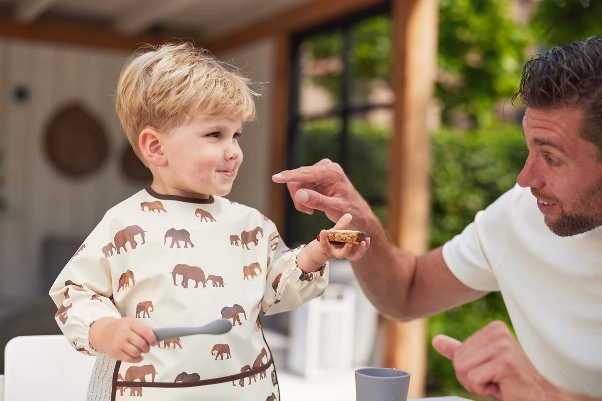 Jollein Slab Waterproof Met Mouw - Savannah 6 Jollein Slab Waterproof Met Mouw - Savannah - Afbeelding 4