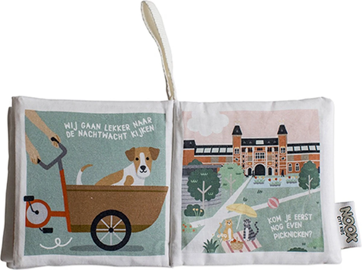 Zacht Babyboekje Amsterdam - 100% Katoen - Fairly Made - In Mooie Geschenkverpakking - Duurzaam En Origineel Kraamcadeau 8 Zacht Babyboekje Amsterdam - 100% Katoen - Fairly Made - In Mooie Geschenkverpakking - Duurzaam En Origineel Kraamcadeau - Afbeelding 6