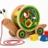 Hape Houten Walk-A-Long Slak Trekdier -Winkel Voor Babyproducten 1200x951