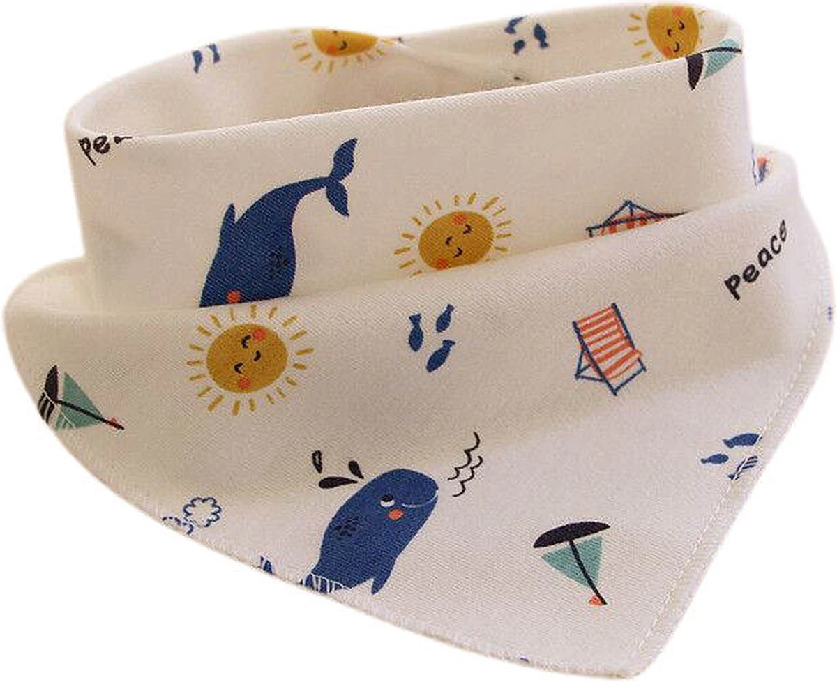 5- Pack - Bandana Slabbetjes - Safari Dinosaurus - 2-laags Katoen - Puntslabbetjes - Kwijlslabbetjes 5 5- Pack - Bandana Slabbetjes - Safari Dinosaurus - 2-laags Katoen - Puntslabbetjes - Kwijlslabbetjes - Afbeelding 3