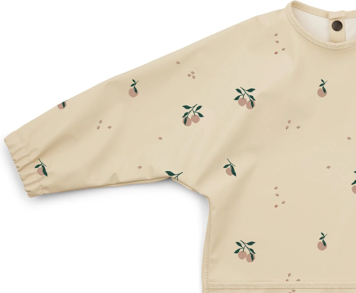 Liewood Merle Slabbetje Met Mouwen Peach/sea Shell Mix 10 Liewood Merle Slabbetje Met Mouwen Peach/sea Shell Mix - Afbeelding 8