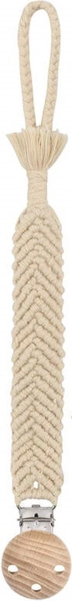 States&Klein Boho Speenkoord - Desert Sand - Duurzaam - Ibiza Stijl - Kraamcadeau - Babyshower - Baby - Zand