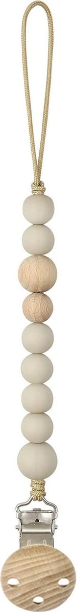 States&Klein Speenkoord - Pure Sand - Duurzaam - Kraamcadeau - Babyshower - Baby - Zand