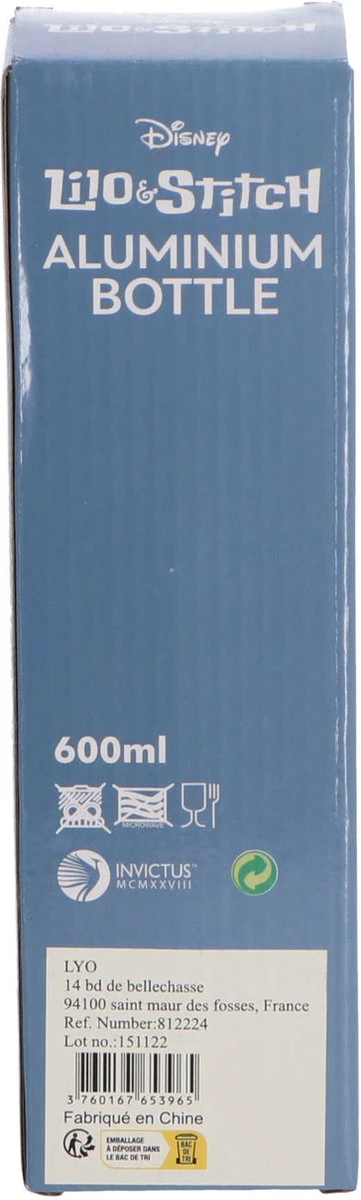Drinkfles Lilo & Stitch - Aluminium - 600ML 7 Drinkfles Lilo & Stitch - Aluminium - 600ML - Afbeelding 5