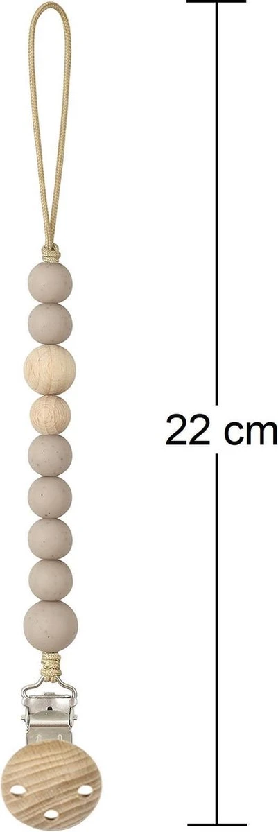 States&Klein Speenkoord - Natural Silk - Duurzaam - Kraamcadeau - Babyshower - Baby - Naturel 4 States&Klein Speenkoord - Natural Silk - Duurzaam - Kraamcadeau - Babyshower - Baby - Naturel - Afbeelding 2