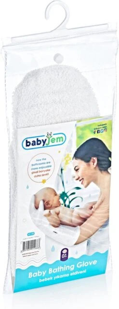 Babyjem Shower Glove Wit Douche Handschoen 1114681 -Winkel Voor Babyproducten 465x1200