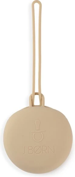 J. Børn Siliconen Speenhouder - Vanilla - BPA-VRIJ Veilig Praktisch En Stijlvol - Geschikt Vanaf De Geboorte - Babyaccessoire