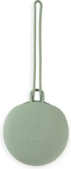J. Børn Siliconen Speenhouder - Sage - BPA-VRIJ Veiligyacce Praktisch En Stijlvol - Geschikt Vanaf De Geboorte - Babyaccessoire