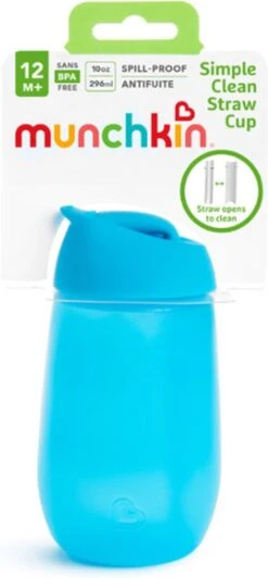 Munchkin Simple Clean Beker Blauw -Winkel Voor Babyproducten 557x1200