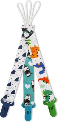 Set 3 Stuks Speenkoord - Funky Animal -Winkel Voor Babyproducten 573x1200 1