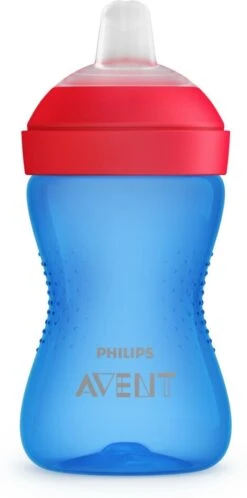 Philips Avent Zachte Bijtbestendige Tuitbeker 9+ Mnd SCF802/01 - Drinkbeker -Winkel Voor Babyproducten 595x1200