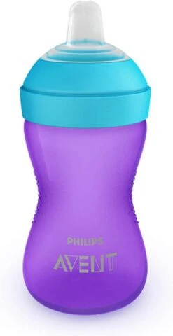 Philips Avent Zachte Bijtbestendige Tuitbeker 9+ Mnd SCF802/01 - Drinkbeker -Winkel Voor Babyproducten 618x1200
