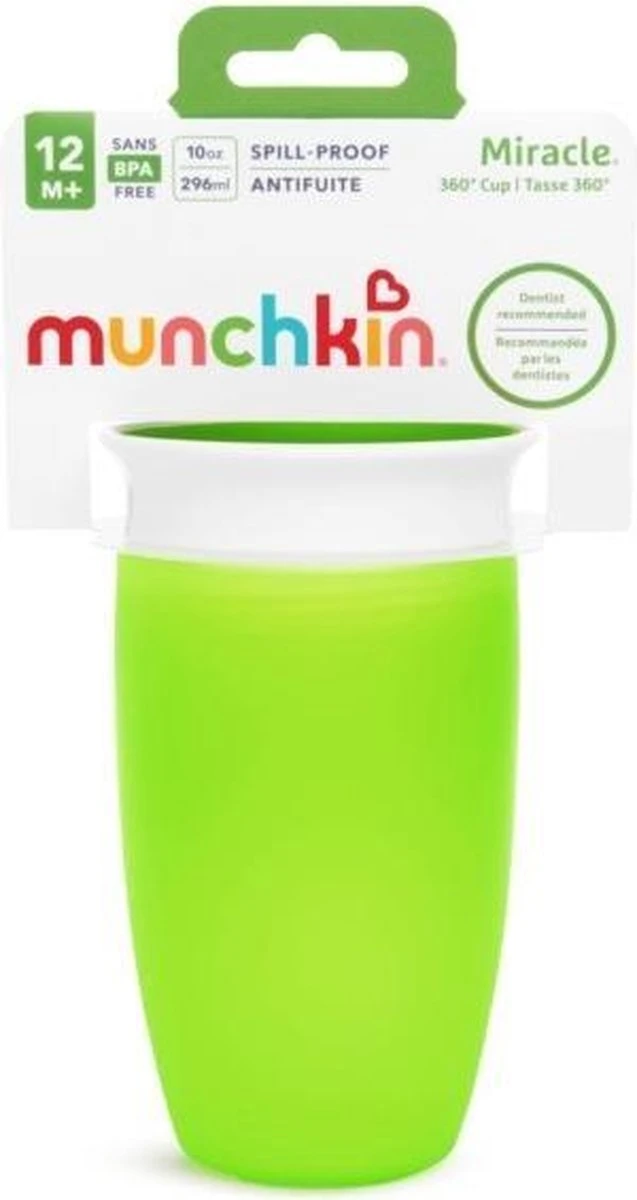 Munchkin Miracle Drinkbeker 360 Sippy Cup Groen 10 Munchkin Miracle Drinkbeker 360 Sippy Cup Groen - Afbeelding 8