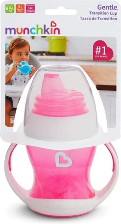 Munchkin Gentle First Cup Overgangsbeker Anti Lek Roze 12 Munchkin Gentle First Cup Overgangsbeker Anti Lek Roze -Winkel Voor Babyproducten 650x1200