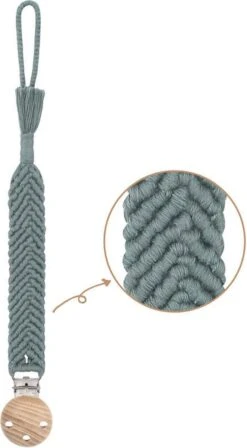 States&Klein Boho Speenkoord - Sage Green - Duurzaam - Ibiza Stijl - Kraamcadeau - Babyshower - Baby - Groen -Winkel Voor Babyproducten 662x1200 1