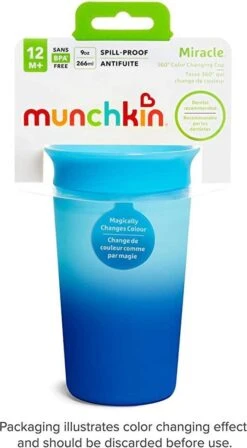 Munchkin Miracle 360 Colour Changing Sippy Cup Blue -Winkel Voor Babyproducten 662x1200 2