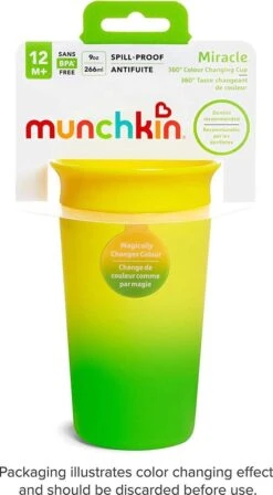Munchkin Miracle 360 Colour Changing Sippy Cup Yellow 20 Munchkin Miracle 360 Colour Changing Sippy Cup Yellow -Winkel Voor Babyproducten 662x1200 3