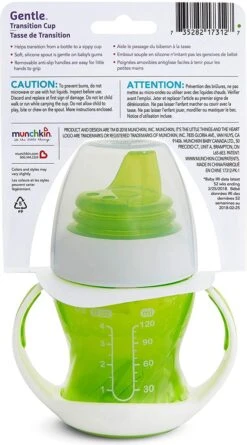 Munchkin Gentle First Cup Overgangsbeker Anti Lek Groen -Winkel Voor Babyproducten 666x1200 2