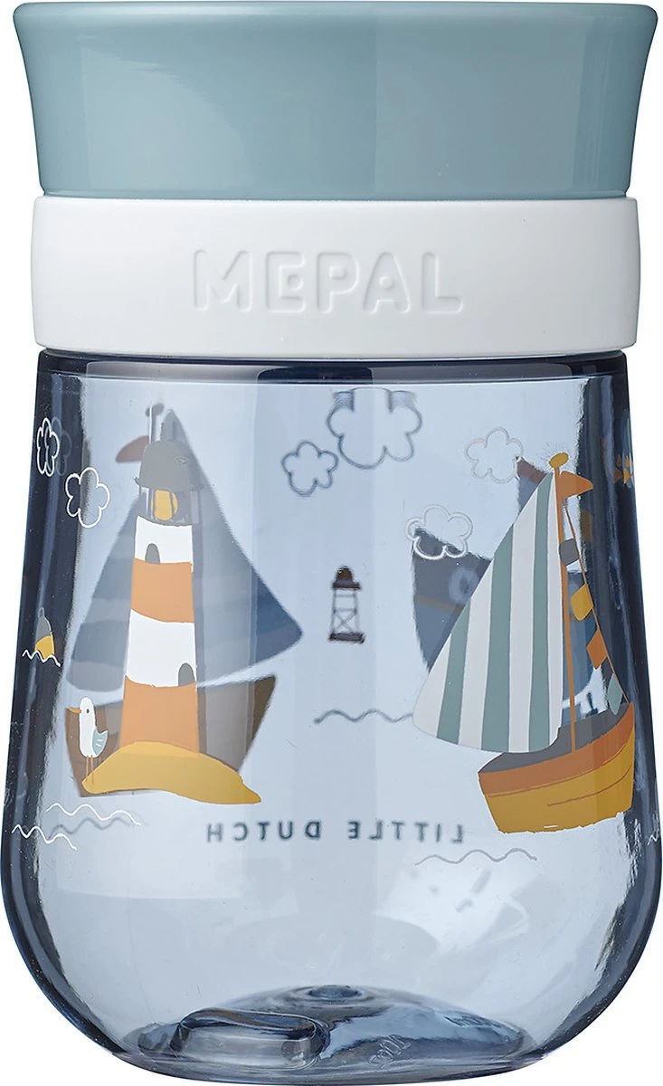 Mepal Mio – 360° Oefenbeker 300 Ml – Stimuleert Het Zelf Drinken – Sailors Bay – Kan Tegen Een Stootje – Drinkbeker Kinderen – Lekvrije Beker 3 Mepal Mio – 360° Oefenbeker 300 Ml – Stimuleert Het Zelf Drinken – Sailors Bay – Kan Tegen Een Stootje – Drinkbeker Kinderen – Lekvrije Beker