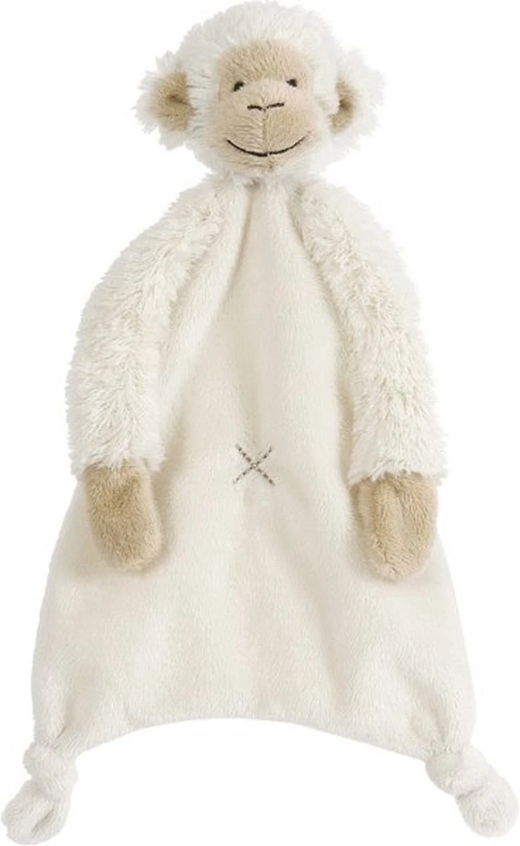 Happy Horse Aap Mickey Knuffeldoekje - Wit - Baby Cadeau 3 Happy Horse Aap Mickey Knuffeldoekje - Wit - Baby Cadeau