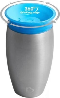Munchkin Miracle Drinkbeker 360 Steel Blauw -Winkel Voor Babyproducten 738x1200 5