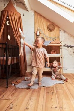 Jollein Slab Bandana Spot - Storm Grey/Caramel - 2 Stuks -Winkel Voor Babyproducten 800x1200 96