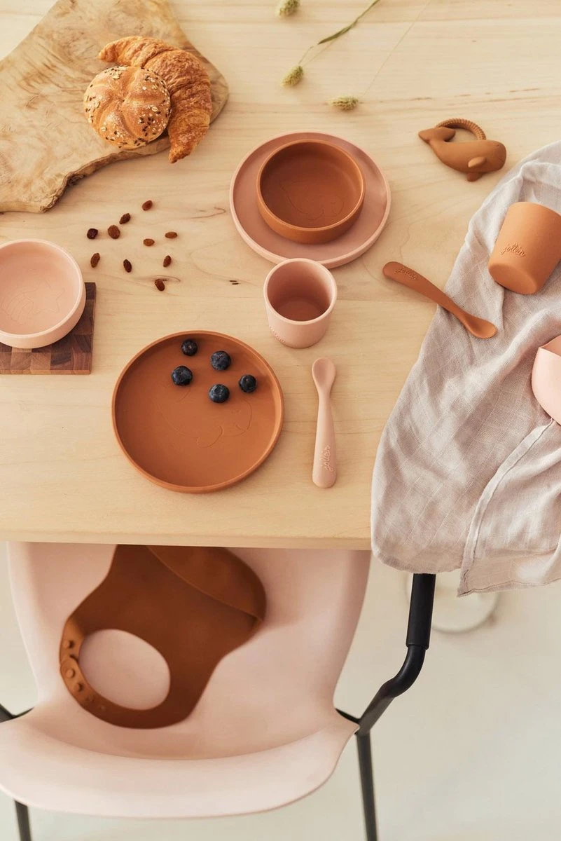 Jollein Slab Siliconen - Caramel 4 Jollein Slab Siliconen - Caramel - Afbeelding 2