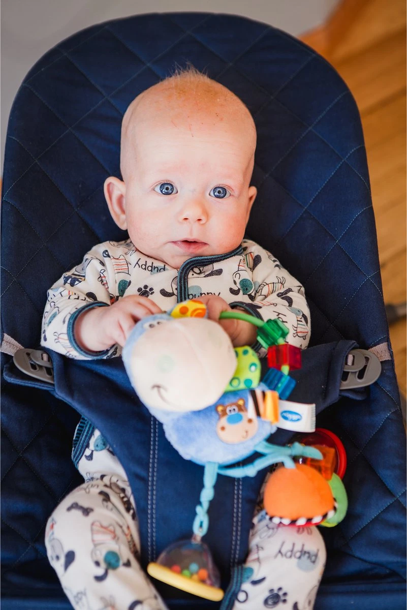 Playgro Clip Clop Rammelaar - Blauw - Activiteitenspeeltje - Kraamkado 6 Playgro Clip Clop Rammelaar - Blauw - Activiteitenspeeltje - Kraamkado - Afbeelding 4