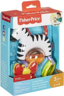 Fisher Price - Activity Zebra - Rammelaar - Speeltje En Bijtring - Grijpspeelgoed -Winkel Voor Babyproducten 803x1200 3