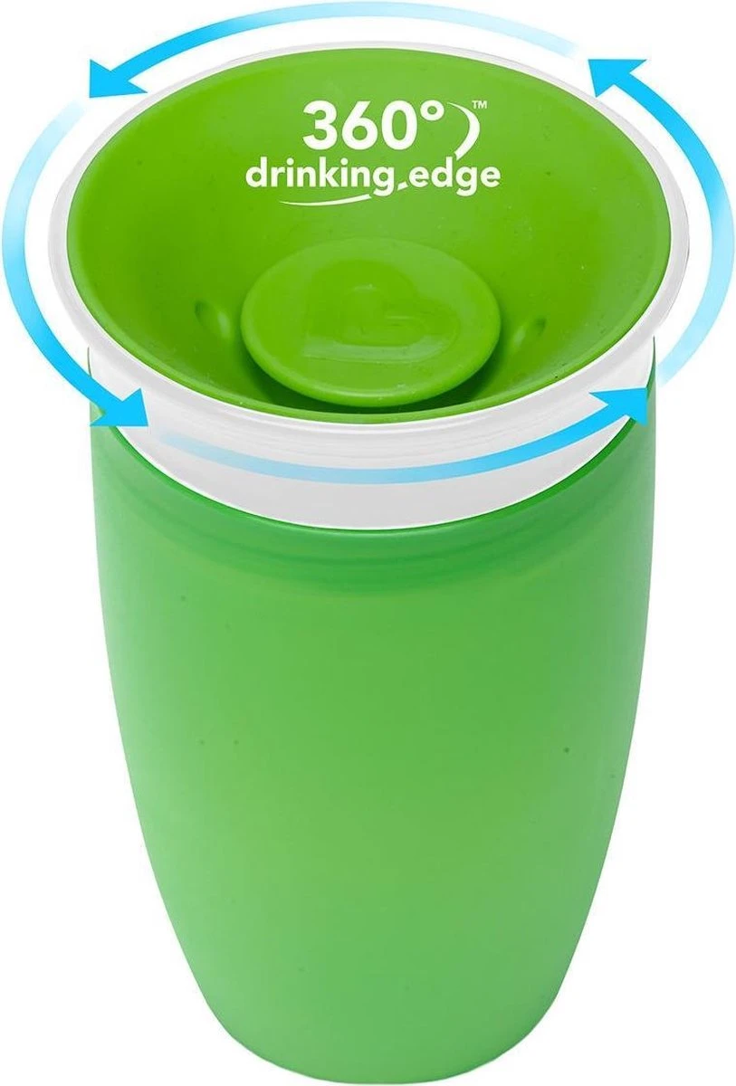 Munchkin Miracle Drinkbeker 360 Sippy Cup Groen 13 Munchkin Miracle Drinkbeker 360 Sippy Cup Groen - Afbeelding 11