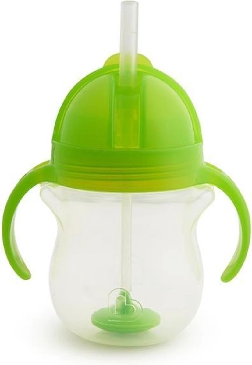 Munchkin Tip & Sip Drinkbeker Met Rietje Groen 7 Munchkin Tip & Sip Drinkbeker Met Rietje Groen - Afbeelding 5