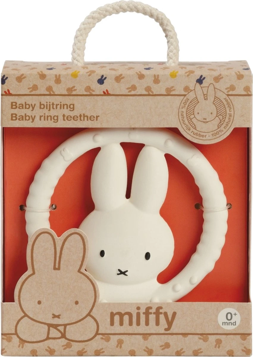 Bambolino Toys - Nijntje Bijtring - Natuurlijk Rubber - Kraamcadeau - Baby 7 Bambolino Toys - Nijntje Bijtring - Natuurlijk Rubber - Kraamcadeau - Baby - Afbeelding 5