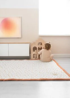 Love By Lily - Groot Speelkleed - Sunny Clovers - City Size - 150x120cm -Winkel Voor Babyproducten 862x1200