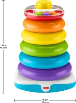 Fisher Price Fisher-Price Stapelringen - Grote Kleurenringpiramide -Winkel Voor Babyproducten 887x1200