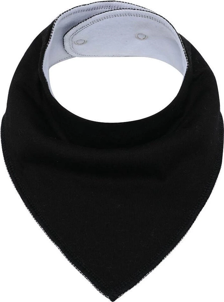 6 Stuks - Bandana Slabbetjes - Effen Zwart - Kwijlslabbetjes Met Fleece 4 6 Stuks - Bandana Slabbetjes - Effen Zwart - Kwijlslabbetjes Met Fleece - Afbeelding 2