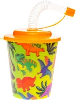 Merkloos Decopatent® 12 STUKS DINOSAURUS 3D Drink Beker Met Rietje En Deksel - 250ML - Dino Plastic Bekers - Kinderfeestje - Kinderverjaardag Bekertjes - Traktatie - Uitdeelcadeaus -Winkel Voor Babyproducten 916x1200 3