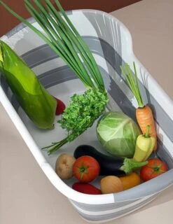 Merkloos Baby Badje Opvouwbaar - Multifunctioneel - Wasmand - Opbergmand - Speelgoed Opslag - Babybadje -Winkel Voor Babyproducten 925x1200