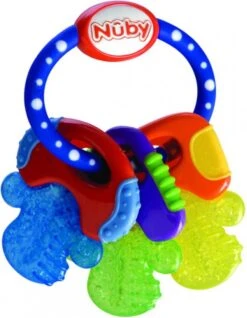 Nûby Bijtspeeltje Koelbijtsleutels - Blauw - 3m+ -Winkel Voor Babyproducten 932x1200