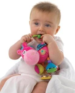 Playgro Clip Clop Rammelaar - Roze - Activiteitenspeeltje - Kraamkado -Winkel Voor Babyproducten 979x1200