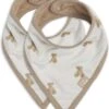 Jollein Slab Bandana Teddy Bear - 2 Stuks - GOTS 1 Jollein Slab Bandana Teddy Bear - 2 Stuks - GOTS -Winkel Voor Babyproducten 990x1200 1
